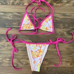 Blackbough Swim Pink Twinkle Bikini Set
